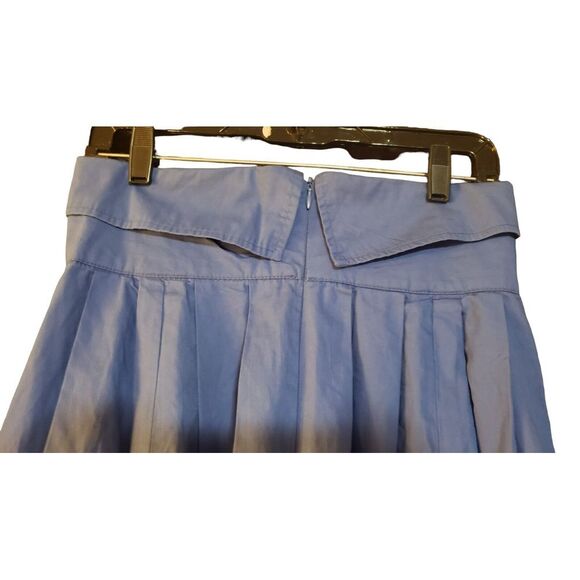 NWT Tulle A-Line Pleated Purple Skirt Large 100% Cotton Classic Designer Boho‎ - Picture 3 of 16